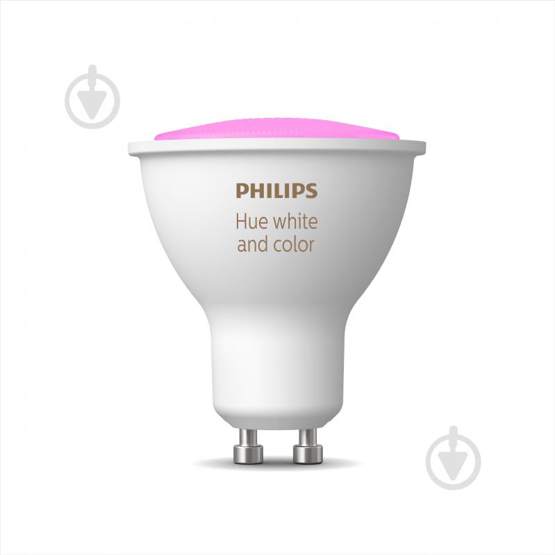 Умная лампа Philips hue Smart 5,7 Вт MR16 матовая G5.3 220 В 2000-6500 К 929001953119 - фото 2