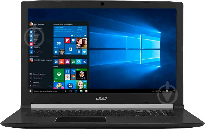 Ноутбук Acer Aspire 7 A717-72G-74Q9 17,3" (NH.GXEEU.032) black - фото 1