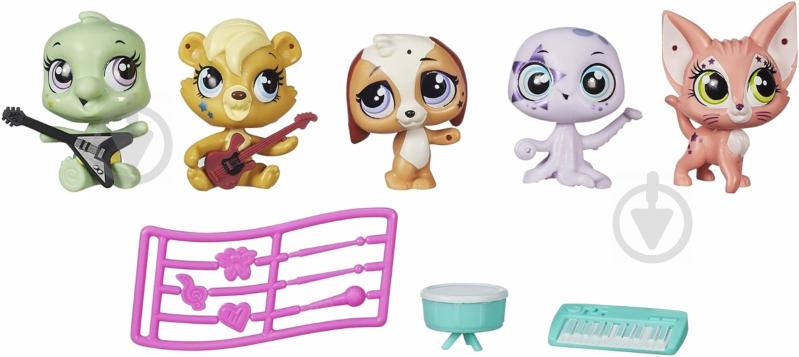 Игровой набор Hasbro Littlest Pet Shop 5 зверюшек с аксессуарами B0282_B2933 - фото 1