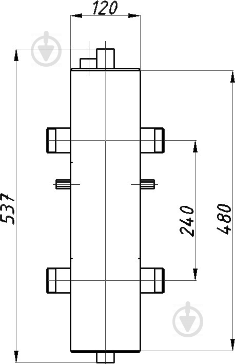 Гидрострелка Termojet в изоляции 1 1/2 ’’ ГС27 - фото 2