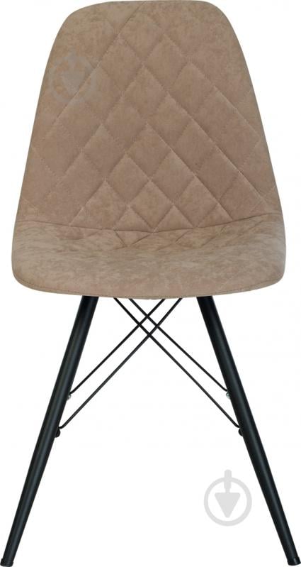 Стул обеденный Nowy Styl LIYA 4LX BLACK (BOX-1) RMB AB-05 бежевый / черный - фото 5