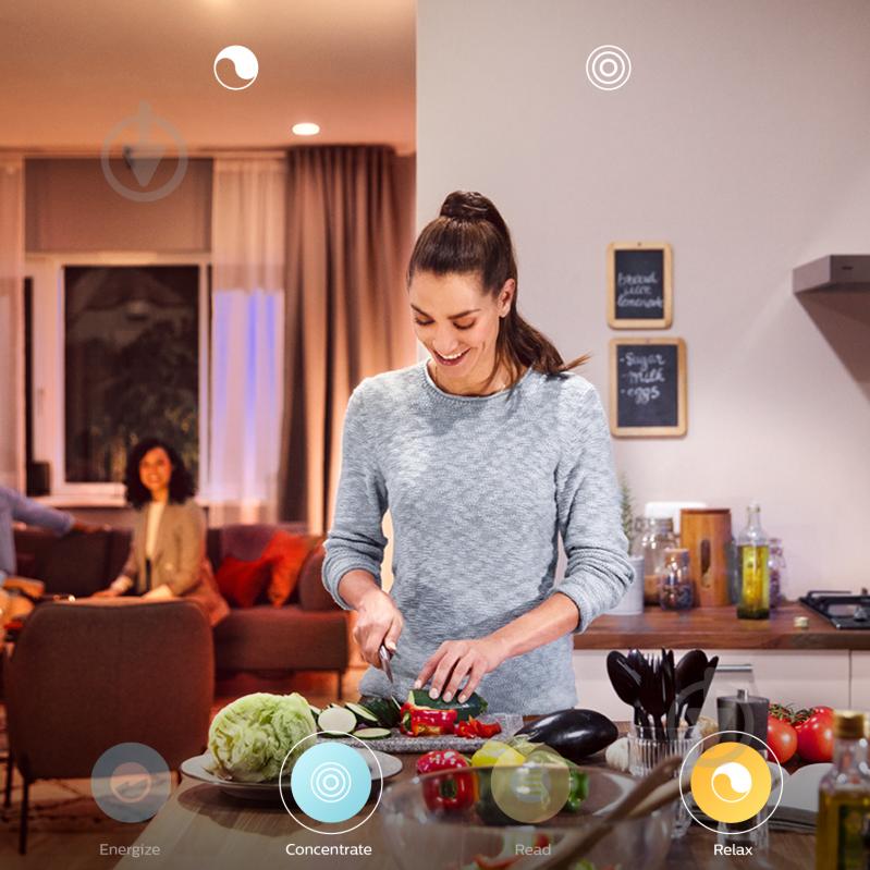 Умная лампа Philips Hue RGB BT DIM 9 Вт A60 матовая E27 220 В 2000-6500 К 929002216824 - фото 3