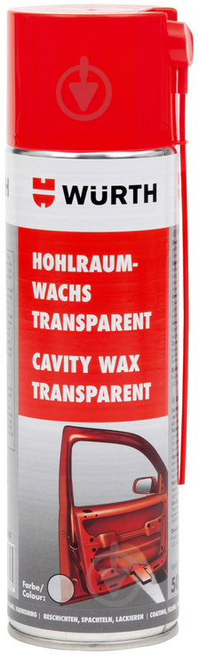 Захисне покриття WURTH Віск для прихованих порожнин автомобіля 0892082500 500 мл прозорий - фото 1