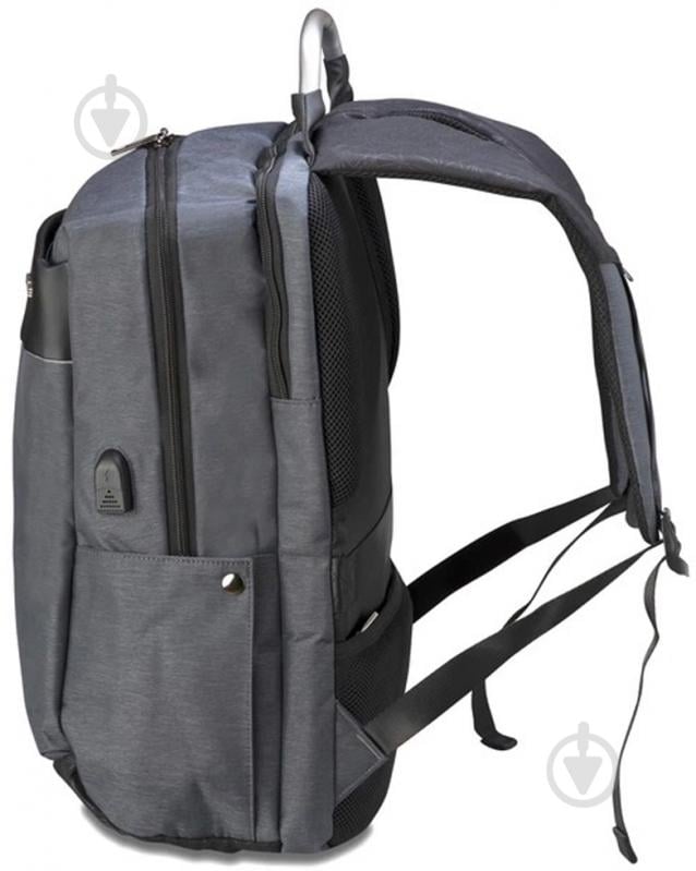 Рюкзак SEMI LINE USB 30 Grey (P8002) - фото 4