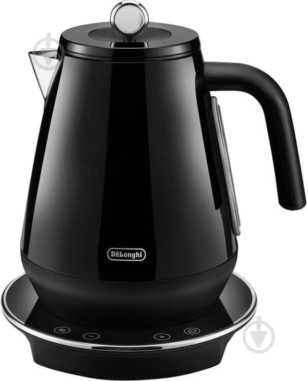 Електрочайник Delonghi KBY 2011 BK Eclettica SpecialTea 1.7 л чорний - фото 1