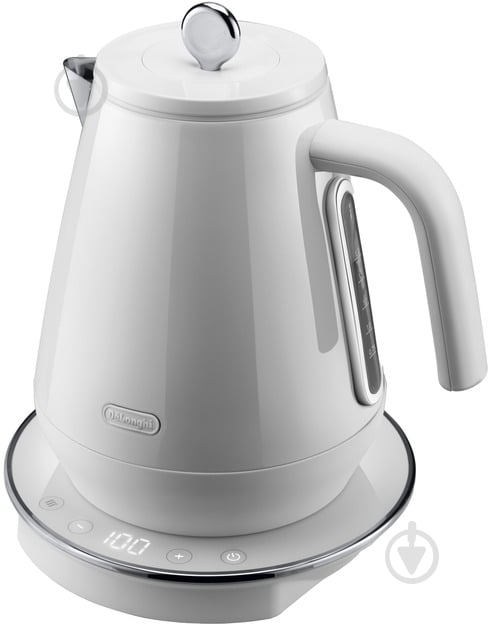 Електрочайник Delonghi KBY 2011 W Eclettica SpecialTea 1.7 л білий - фото 1
