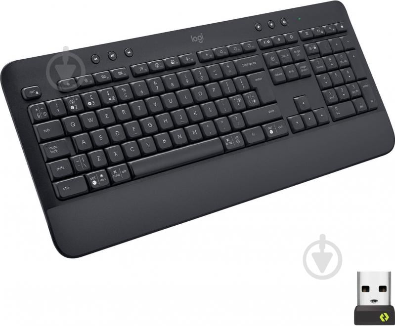 Клавиатура беспроводная Logitech Signature K650 - Ua (920-010945) graphite - фото 1