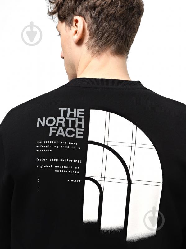 Світшот THE NORTH FACE M GRAPHIC CREW 3 NF0A87EUJK3 р.XL чорний - фото 4