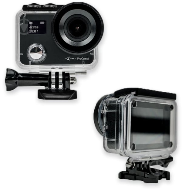 Экшн-камера AIRON ProCam 8: Набор экшн камеры для тактических шлемов black (4822356754510) - фото 1 Экшн-камера AIRON ProCam 8: Набор экшн камеры для тактических шлемов black (4822356754510) - фото 1