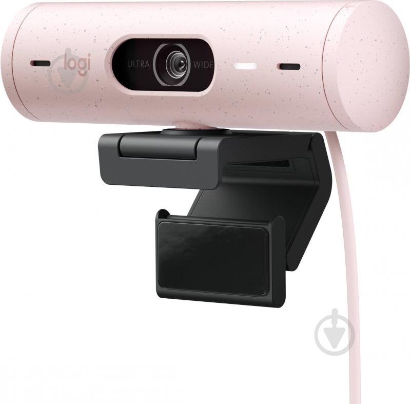 Веб-камера Logitech Brio 500 – Rose - фото 1