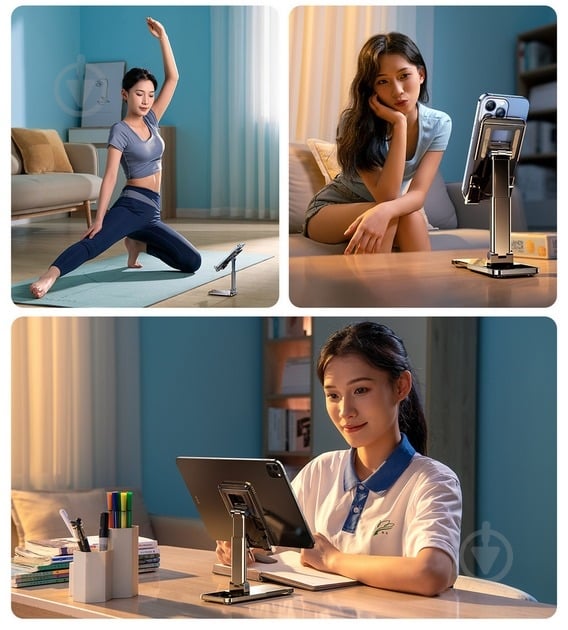 Подставка RTAKO TC01A DoubIe SIiding StabiIizing Bracket Black (6975523009431) - фото 7 Подставка RTAKO TC01A DoubIe SIiding StabiIizing Bracket Black (6975523009431) - фото 7