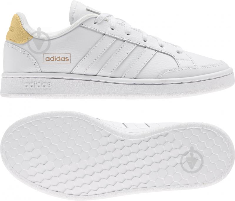 Кроссовки женские зимние Adidas GRAND COURT SE FW3301 р.38 2/3 белые - фото 10