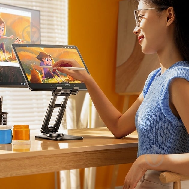 Підставка RTAKO ZJ-P01 FOUR BEARINGS MORTISE AND TENON BRACKET Black (69420632) - фото 8 Підставка RTAKO ZJ-P01 FOUR BEARINGS MORTISE AND TENON BRACKET Black (69420632) - фото 8