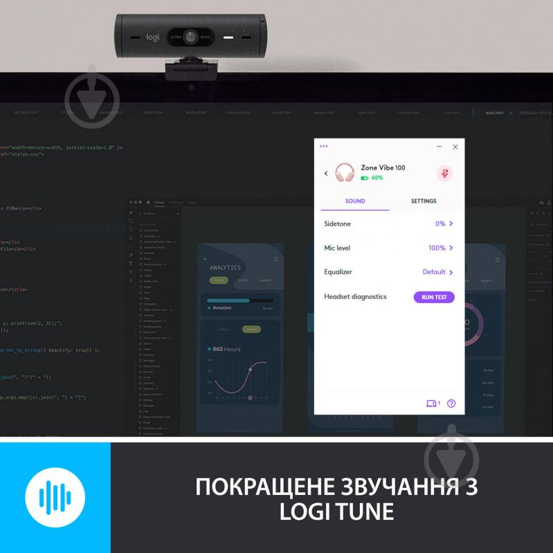 Наушники беспроводные Logitech Zone Vibe 100 rose (981-001224) - фото 8