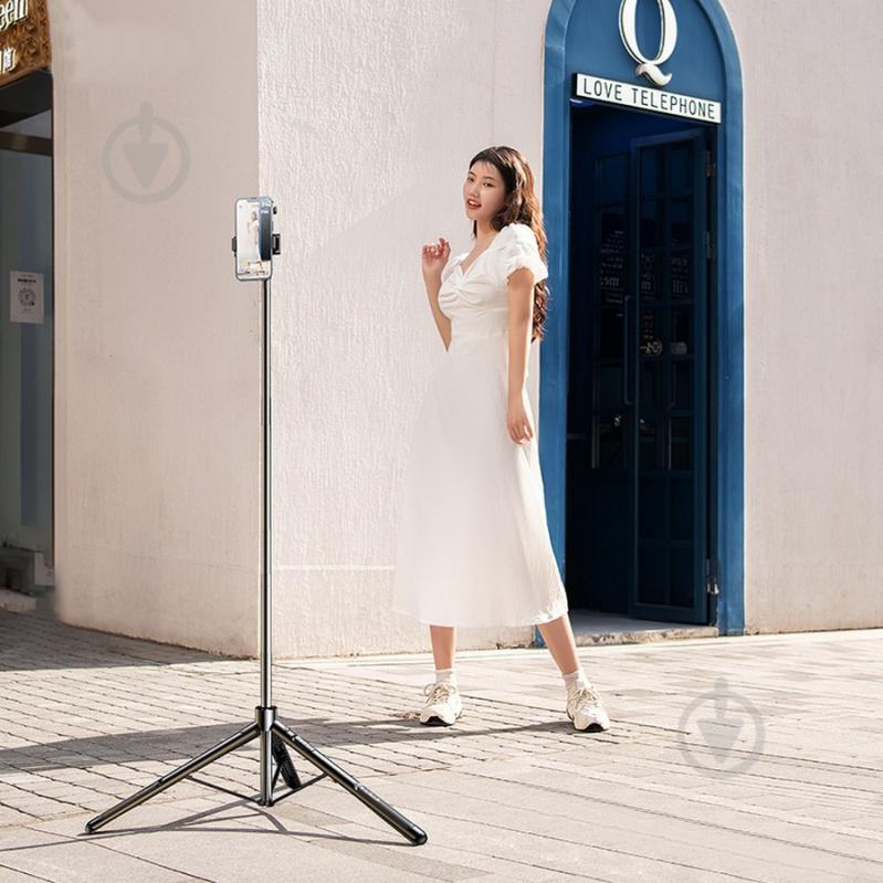 Трипод RTAKO Q05 Ultra-Wide Angle Selfie Stick Tripod Black (6942063207917) - фото 6 Трипод RTAKO Q05 Ultra-Wide Angle Selfie Stick Tripod Black (6942063207917) - фото 6