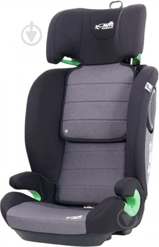 Автокресло Auto Assistance AA17-B черно-серый - фото 4