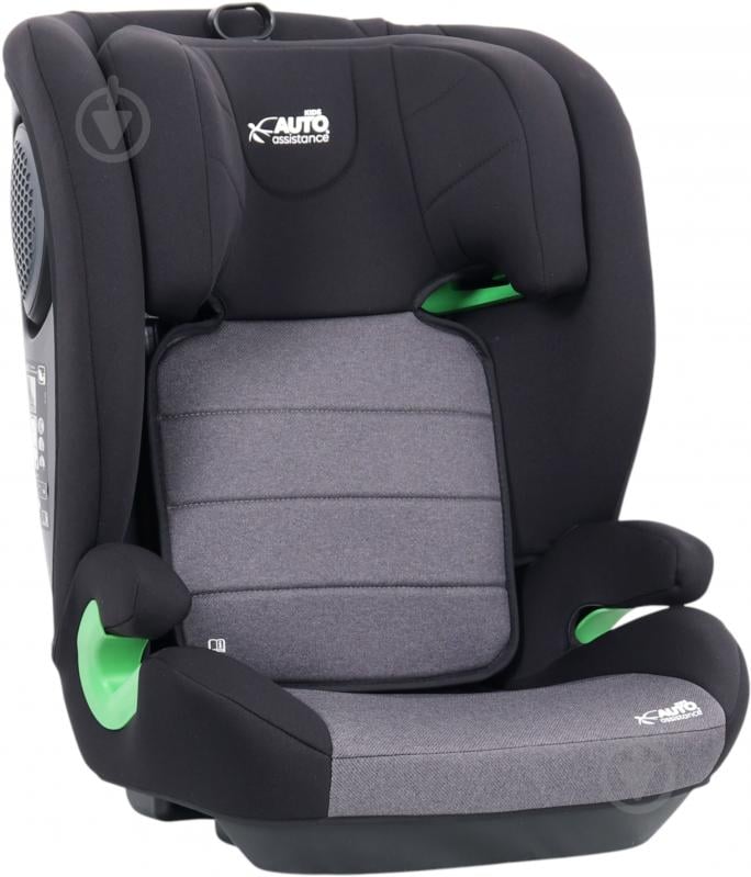 Автокресло Auto Assistance AA17-B черно-серый - фото 2