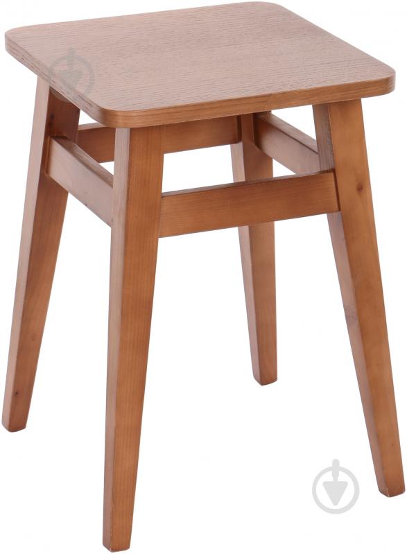 Табурет 310x310x440 хвойный коричневый / орех - фото 1