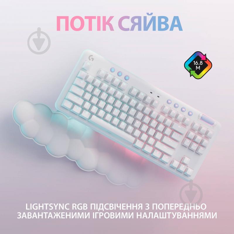 Клавиатура беспроводная Logitech G715 Wireless Gaming Keyboard - Ua - Linear (920-010692) off-white - фото 8