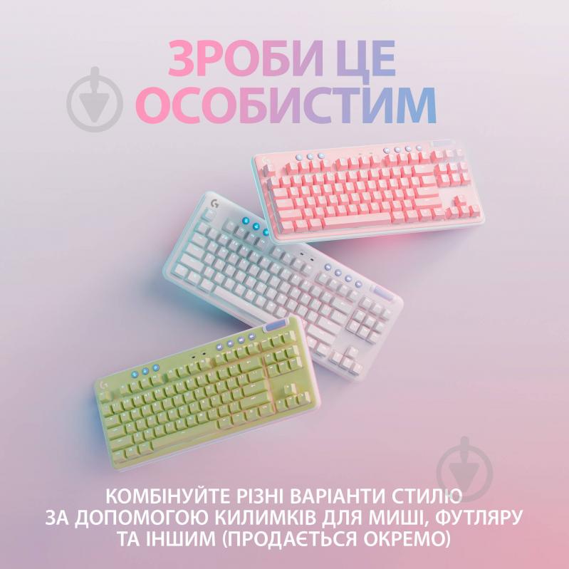 Клавиатура беспроводная Logitech G715 Wireless Gaming Keyboard - Ua - Linear (920-010692) off-white - фото 6