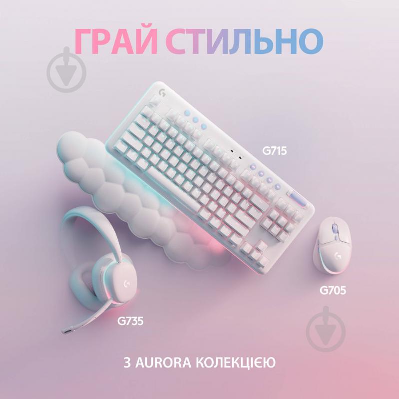 Клавиатура беспроводная Logitech G715 Wireless Gaming Keyboard - Ua - Linear (920-010692) off-white - фото 7