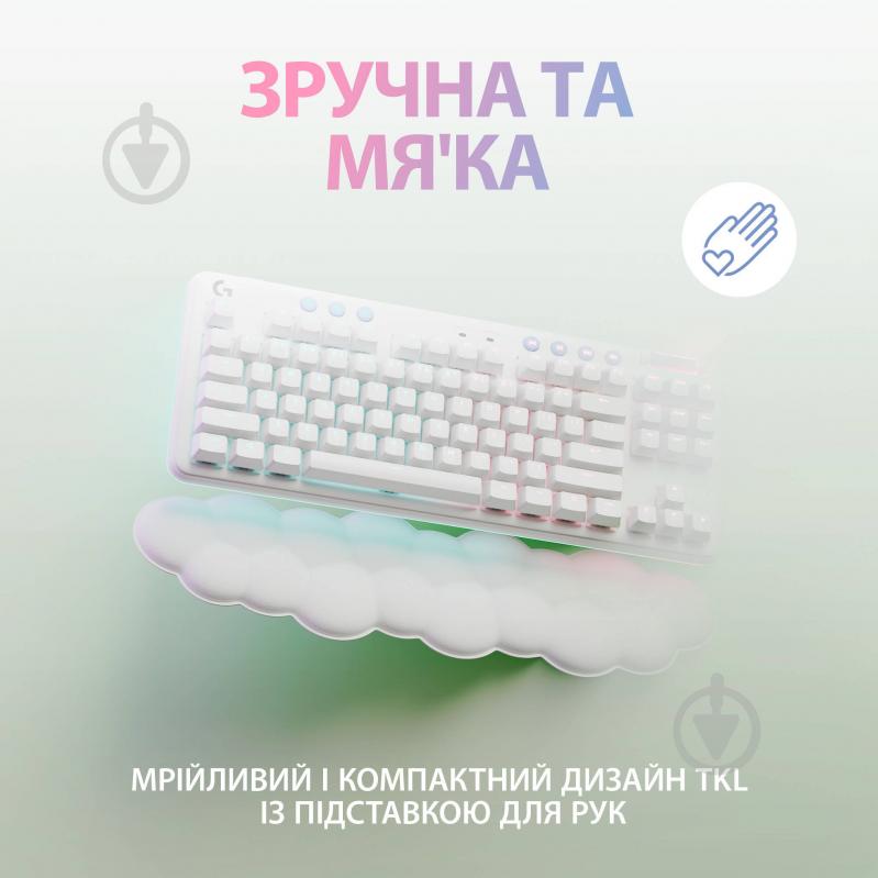 Клавиатура беспроводная Logitech G715 Wireless Gaming Keyboard - Ua - Linear (920-010692) off-white - фото 2