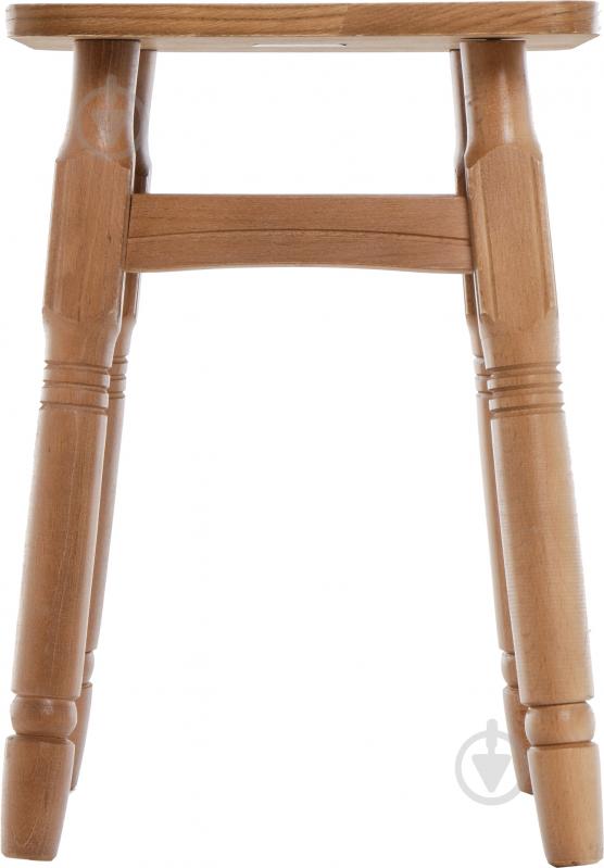 Табурет 320x320x440 твердый коричневый / орех - фото 2