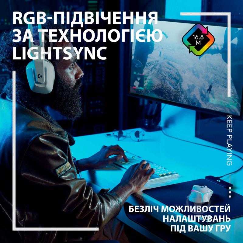 Мышка беспроводная Logitech G502 X Plus white (910-006171) - фото 5