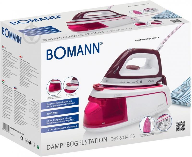 Праска з парогенератором Bomann DBS 6034 CB - фото 6 Праска з парогенератором Bomann DBS 6034 CB - фото 6