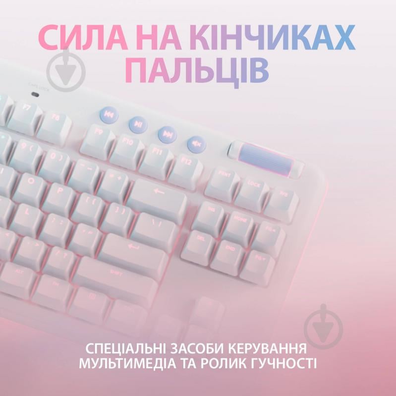 Клавиатура игровая Logitech G713 – Ua - Tactile (920-010422) off-white - фото 5