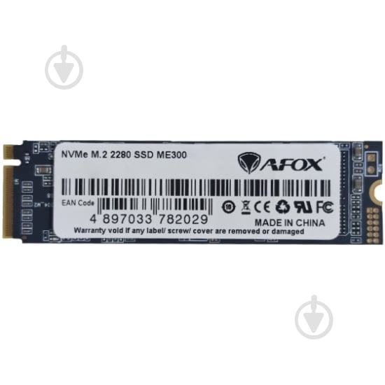 SSD-накопитель AFOX 512GB M.2 PCI Express 3.0 x4 QLC (ME300-512GQN) - фото 1