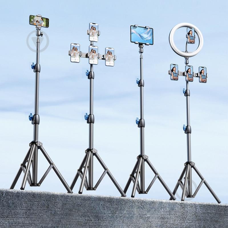 Штатив RTAKO RLD-001 Matte Carbon Steel Tripod 1.7 м Black (6975068278620) - фото 9 Штатив RTAKO RLD-001 Matte Carbon Steel Tripod 1.7 м Black (6975068278620) - фото 9