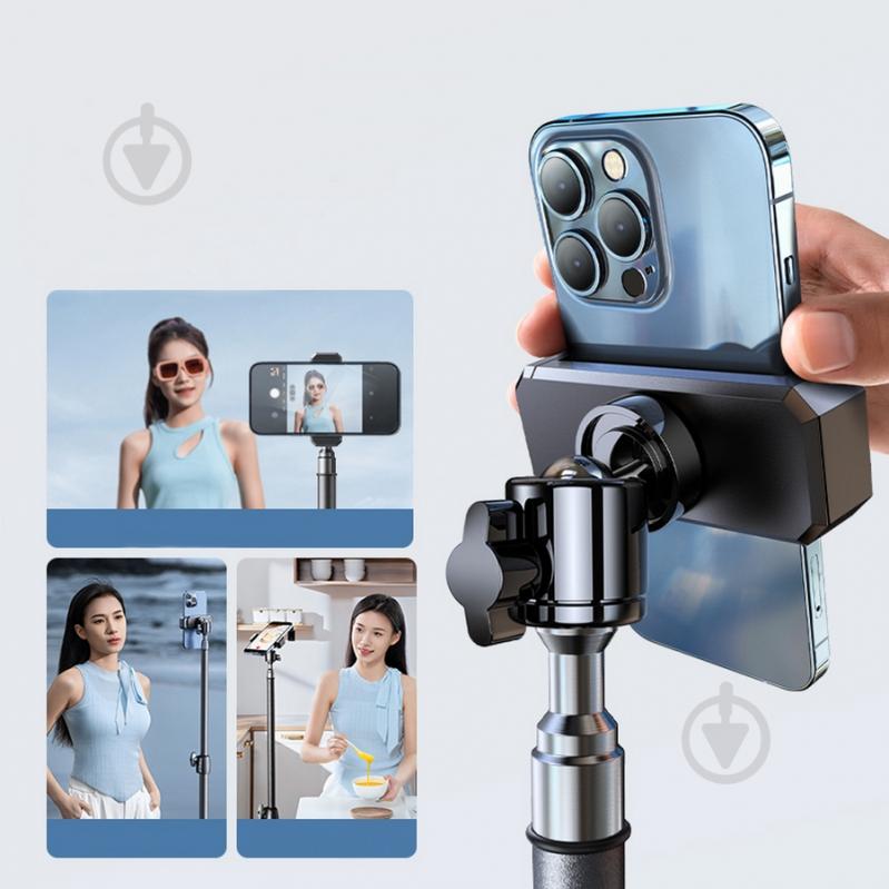 Штатив RTAKO RLD-001 Matte Carbon Steel Tripod 1.7 м Black (6975068278620) - фото 7 Штатив RTAKO RLD-001 Matte Carbon Steel Tripod 1.7 м Black (6975068278620) - фото 7