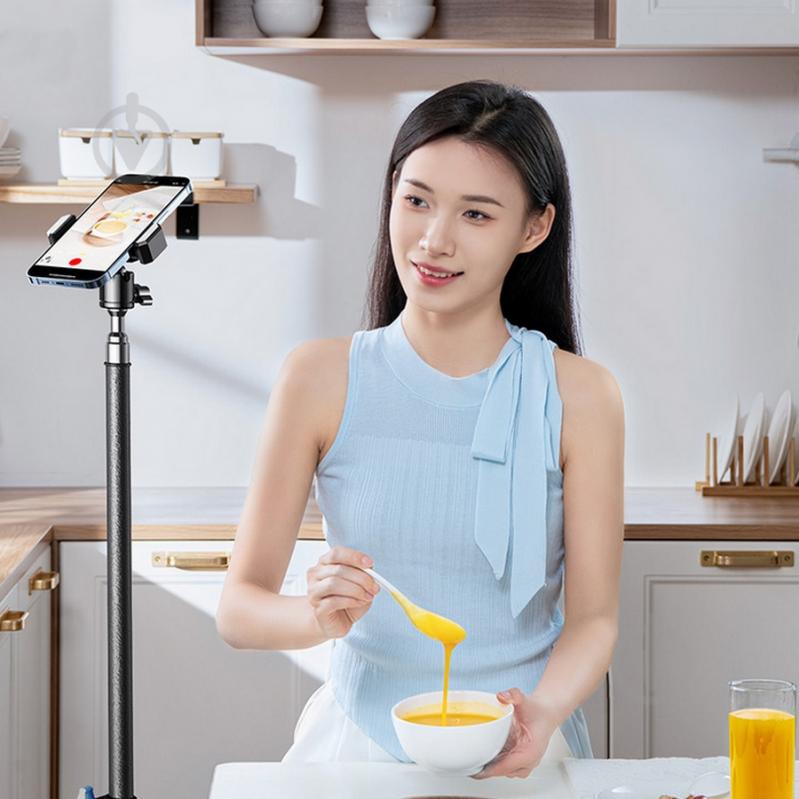 Штатив RTAKO RLD-001 Matte Carbon Steel Tripod 1.7 м Black (6975068278620) - фото 2 Штатив RTAKO RLD-001 Matte Carbon Steel Tripod 1.7 м Black (6975068278620) - фото 2