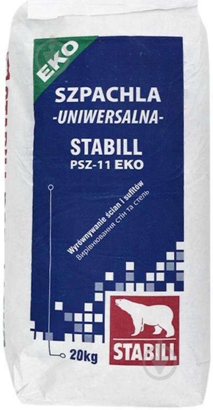 Шпаклевка STABILL PSZ-11 EKO 20 кг - фото 1