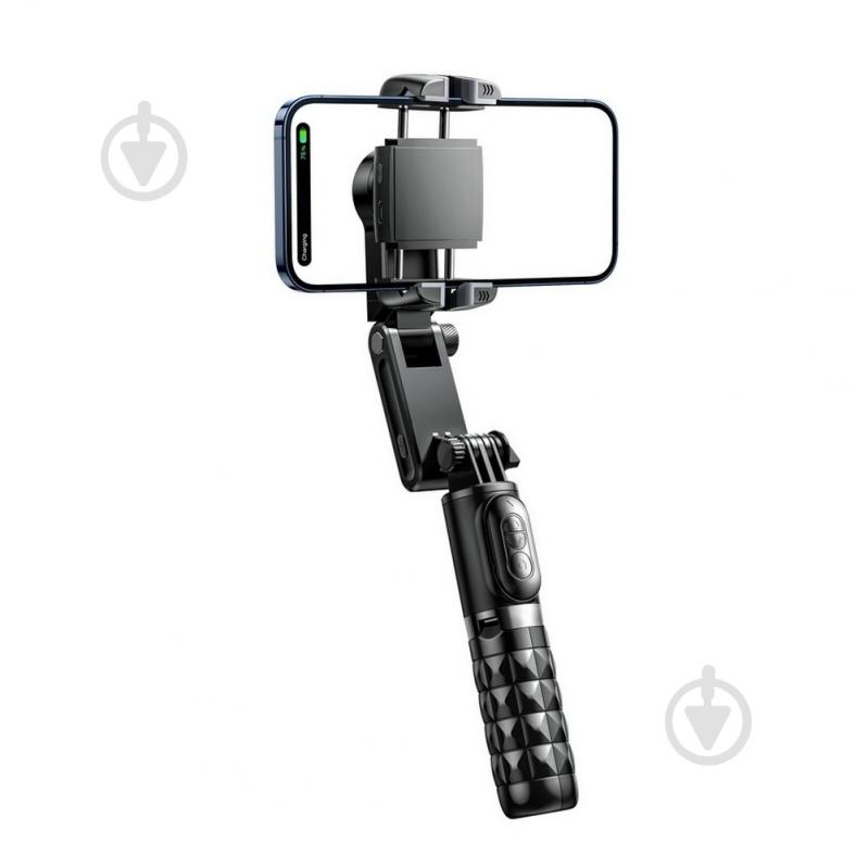 Трипод RTAKO Q10R Mini Clip selfie stick Black (6942063215332) - фото 1