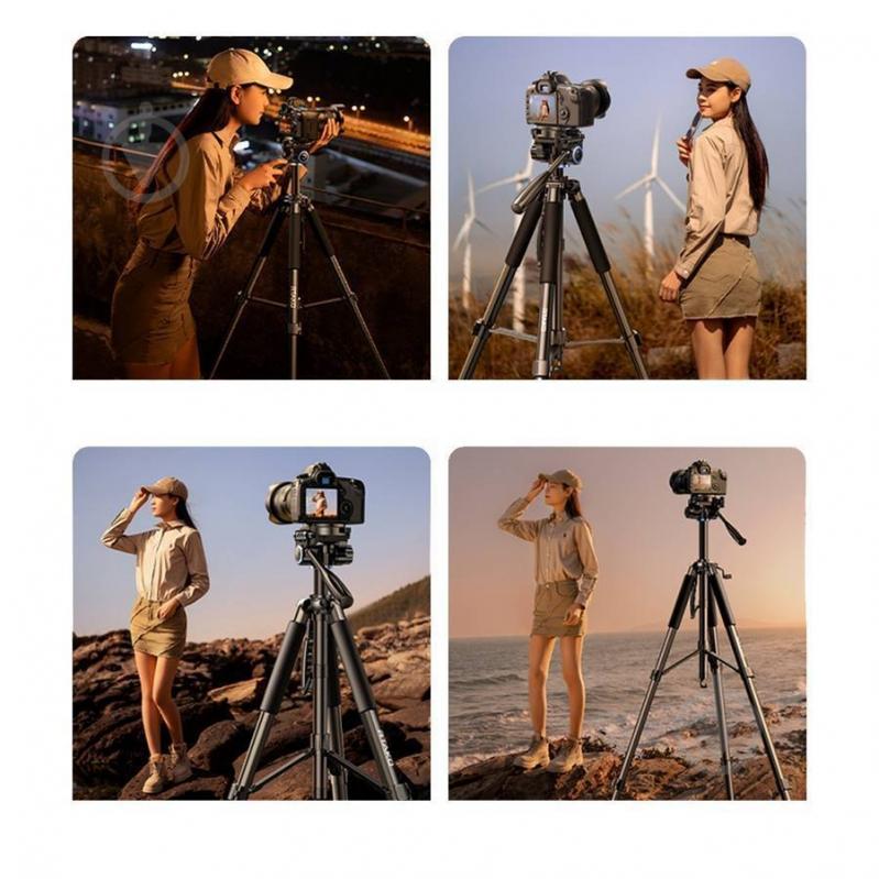 Штатив RTAKO VT-990S Hexagonal Photography Tripod Carbon 1.9 м Black (6942063201724) - фото 7 Штатив RTAKO VT-990S Hexagonal Photography Tripod Carbon 1.9 м Black (6942063201724) - фото 7