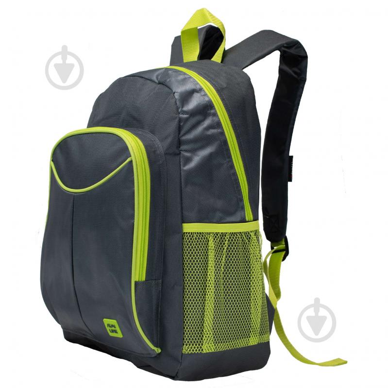 Рюкзак SEMI LINE 20 Graphite/Lemon (J4916-4) - фото 1