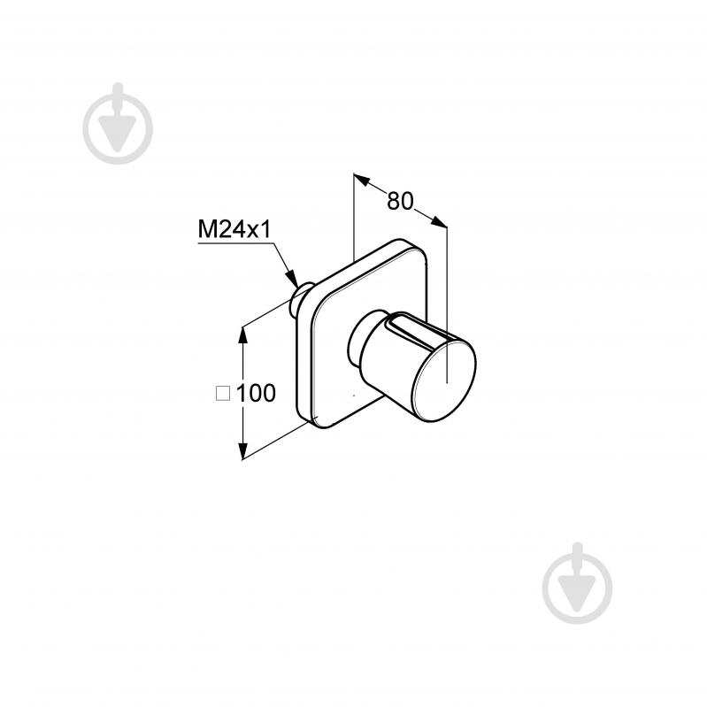 Переключатель Kludi E2 498460575 - фото 2