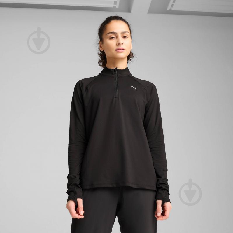 Джемпер Puma W RUN VELOCITY CLOUDSPUN 1/4 ZIP 52665001 р.L черный - фото 1 Джемпер Puma W RUN VELOCITY CLOUDSPUN 1/4 ZIP 52665001 р.L черный - фото 1