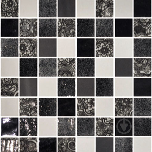 Мозаика Onix Deco black & white Blist 31x31 см - фото 1