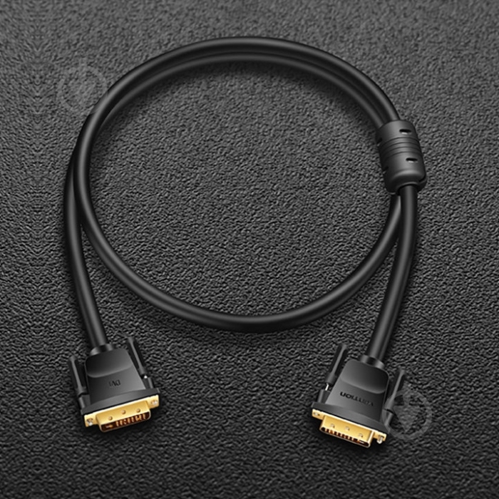 Кабель Vention 1,5 м черный (EAABG) - фото 5