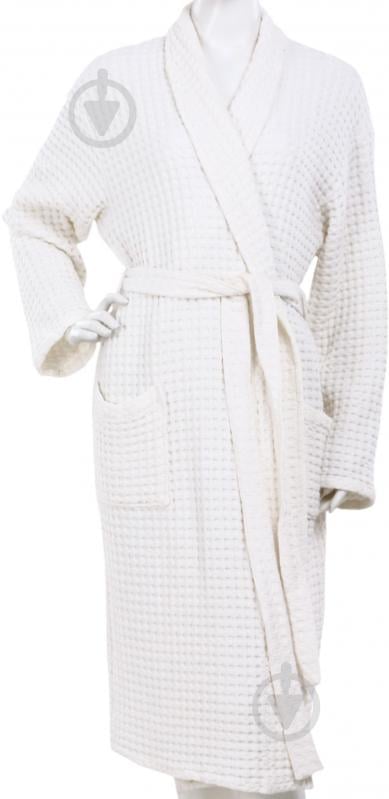 Халат Ярослав вафельний 3Д Ф-499 р. 48-50 білий 54300 - фото 1 Халат Ярослав вафельний 3Д Ф-499 р. 48-50 білий 54300 - фото 1
