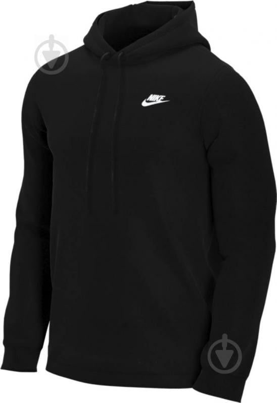 Джемпер Nike M NSW CLUB HOODIE PO JSY BV2749-010 р. XL чорний - фото 1