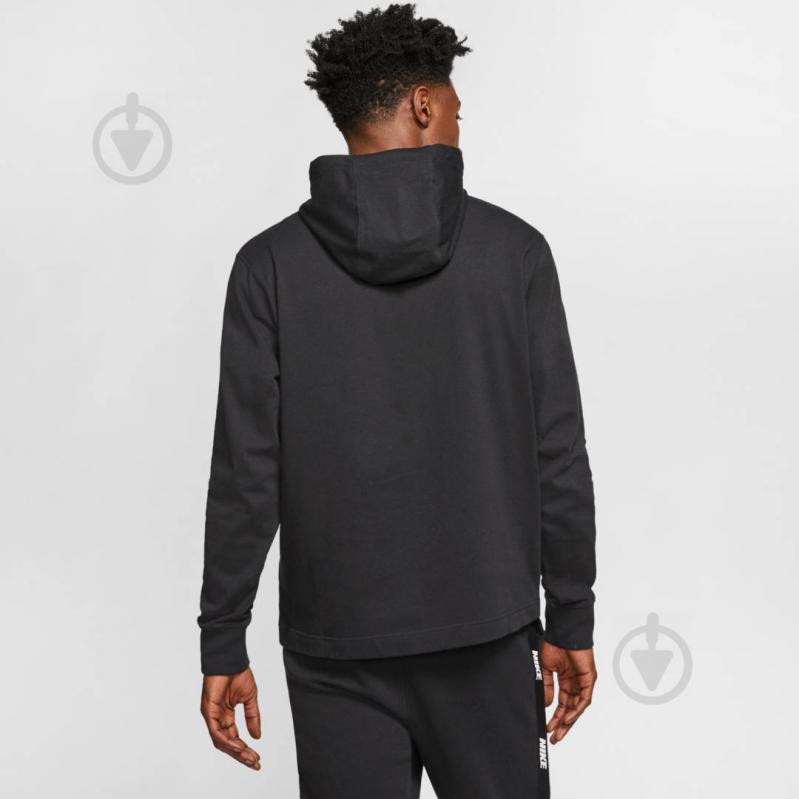 Джемпер Nike M NSW CLUB HOODIE PO JSY BV2749-010 р. XL чорний - фото 3