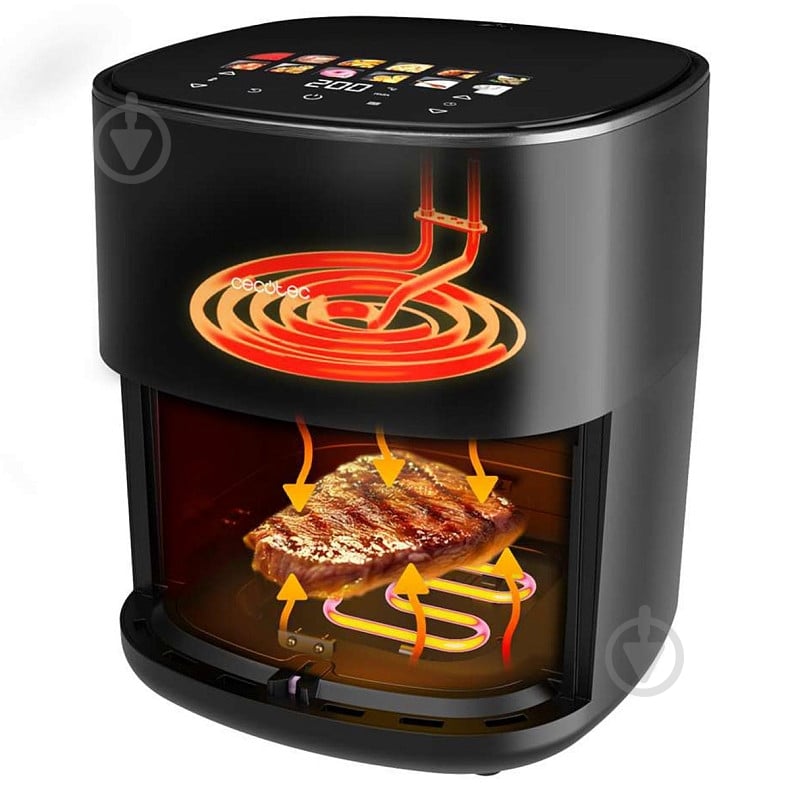 Мультипечь CECOTEC Cecofry&Grill Duoheat 6500 - фото 4
