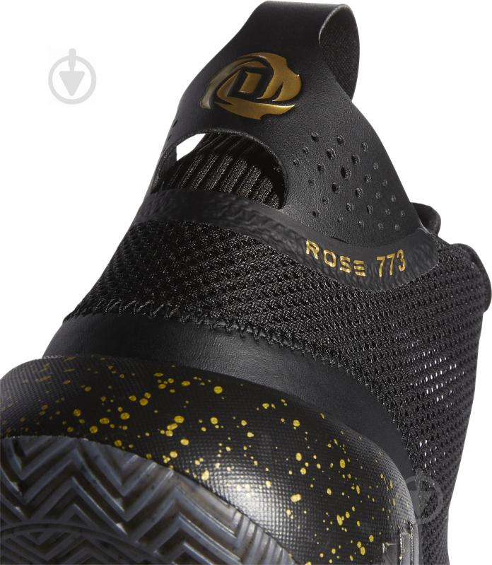 Кросівки чоловічі Adidas D Rose 773 2020 FW9838 р.44 2/3 чорні - фото 6