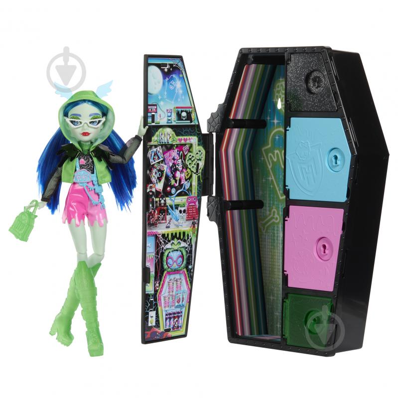 Игровой набор Monster High "Ужас какие секреты Гулии" серии "Неоновые и бесподобные" HNF81 - фото 1