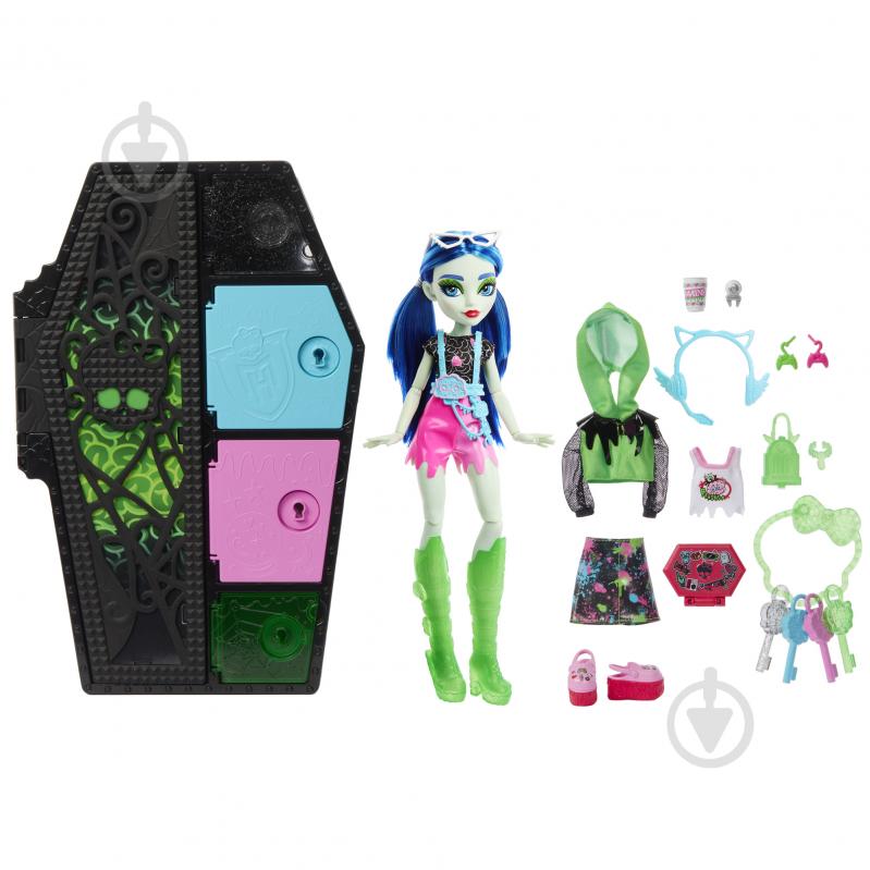 Игровой набор Monster High "Ужас какие секреты Гулии" серии "Неоновые и бесподобные" HNF81 - фото 7