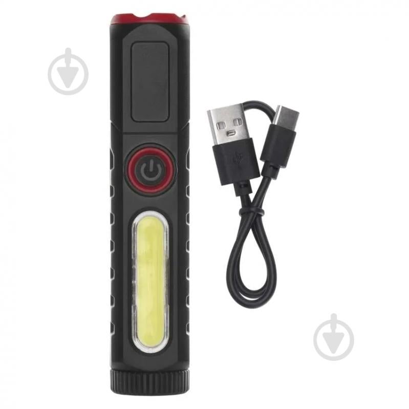 Фонарь аккумуляторный Emos 400 mAh Li-Ion 120 Lm черно-красный P4720 - фото 2 Фонарь аккумуляторный Emos 400 mAh Li-Ion 120 Lm черно-красный P4720 - фото 2